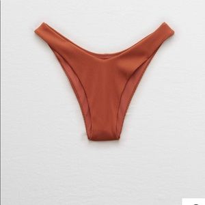 Ribbed bikini bottom